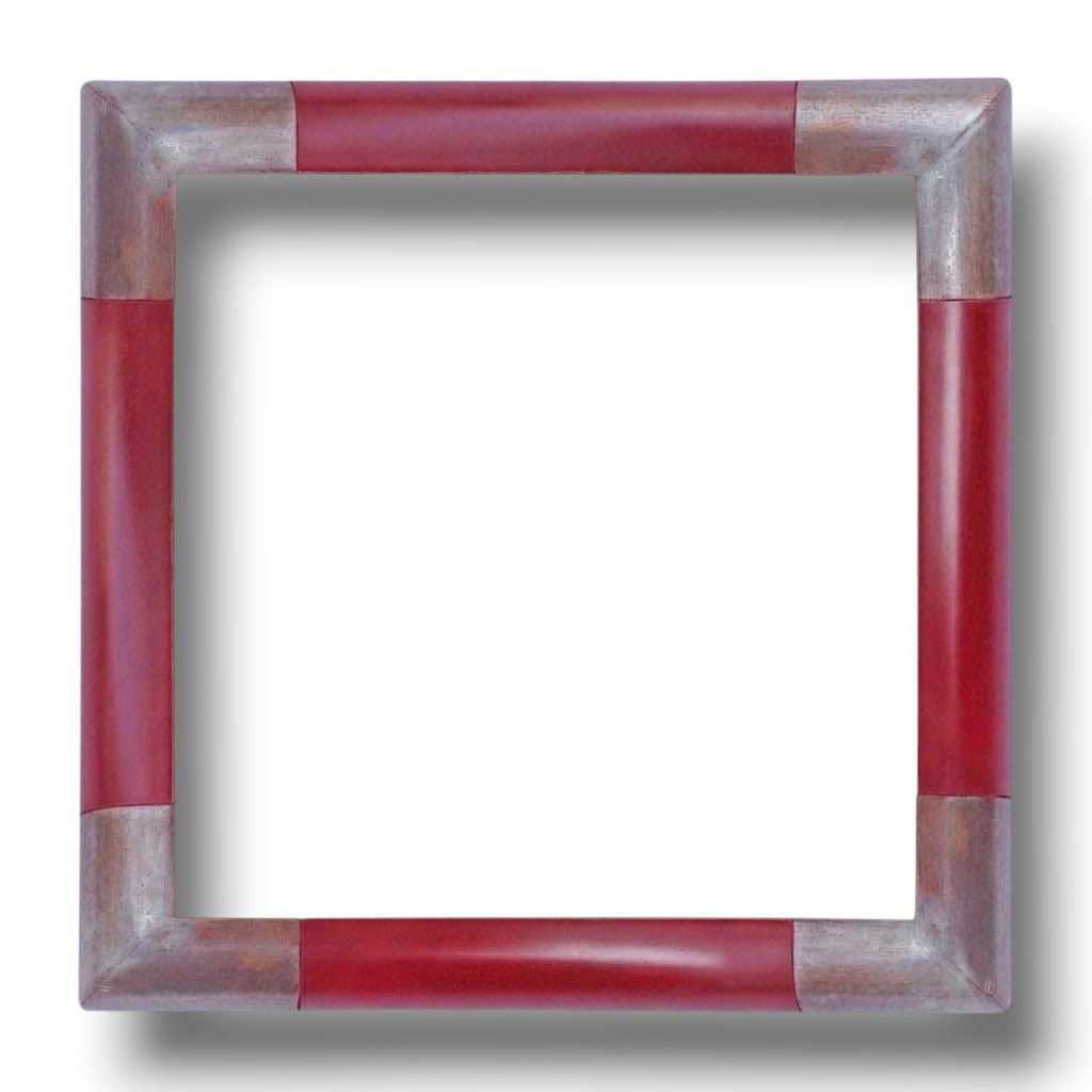 Tondo 40 Cartouche argent rouge vif